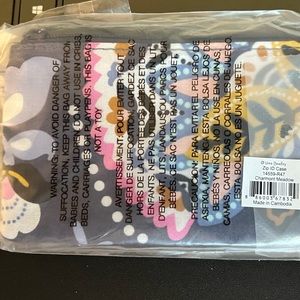 Vera Bradley Signature Cotton Zip ID Case Charmont Meadow NWT DISCONTINUED